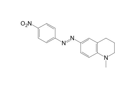 1-methyl-6-[(p-nitrophenyl)azo]-1,2,3,4-tetrahydroquinoline