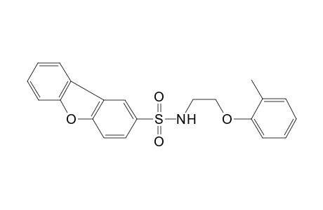 N-[2-(2-Methylphenoxy)ethyl]dibenzo[b,d]furan-2-sulfonamide