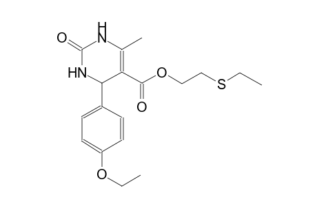 2-ethylthioethyl 2-oxo-4-(4-ethoxyphenyl)-6-methyl-1,2,3,4-tetrahydropyrimidine-5-carboxylate