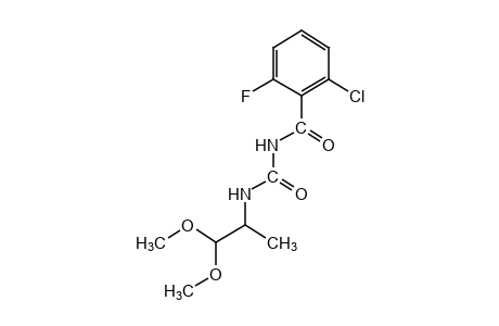 2-[3-(2-chloro-6-fluorobenzoyl)ureido]propionaldehyde, dimethyl acetal