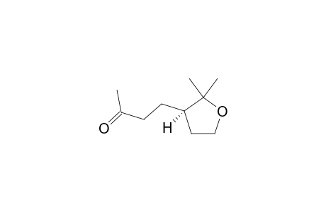 4-[(3-S)-2,2-DIMETHYLTETRAHYDROFURAN-3-YL]-2-BUTANONE