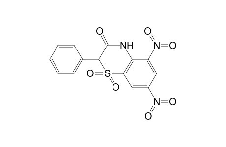 5,7-Dinitro-2-phenyl-2H-1,4-benzothiazin-3(4H)-one 1,1-dioxide