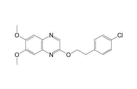 2-[(p-chlorophenethyl)oxy]6,7-dimethoxyquinoxaline