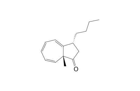 trans-(3R*,8aR*)-3,8a-Dihydro-3-n-butyl-8a-methylazulen-1(2H)-one