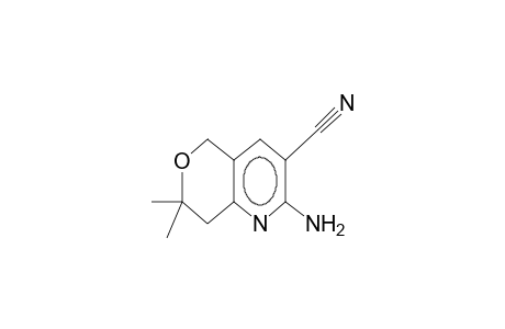 2-amino-7,7-dimethyl-7,8-dihydro-5H-pyrano[4,3-b]pyridine-3-carbonitrile