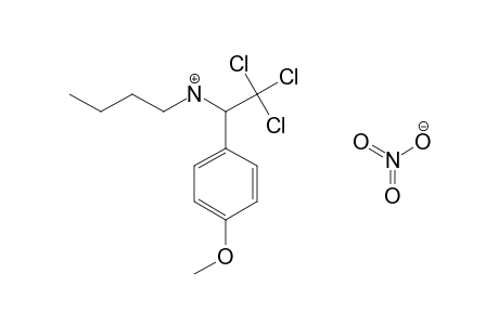 N-BUTYL-p-METHOXY-alpha-(TRICHLOROMETHYL)BENZYLAMINE, NITRATE