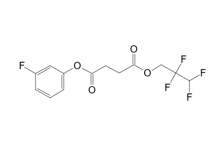 Succinic acid, 2,2,3,3-tetrafluoropropyl 3-fluorophenyl ester