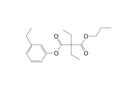 Diethylmalonic acid, 3-ethylphenyl propyl ester