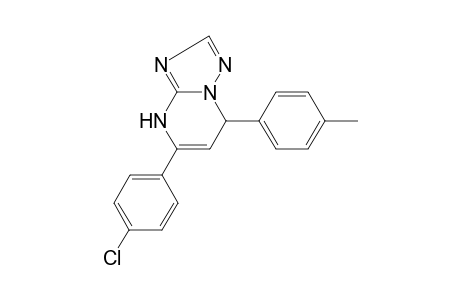 5-(4-Chlorophenyl)-7-(4-methylphenyl)-4,7-dihydro[1,2,4]triazolo[1,5-a]pyrimidine