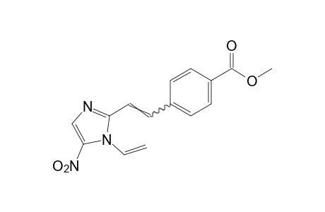 p-[2-(5-nitro-1-vinylimidazol-2-yl)vinyl]benzoic acid, methyl ester