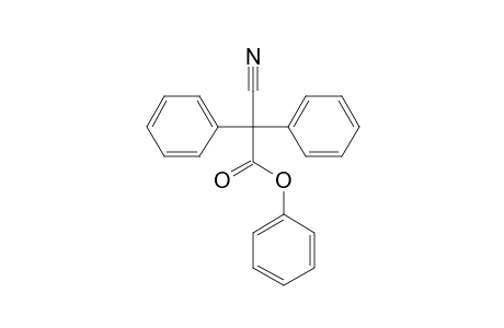 Phenyl-2-cyan-2,2-diphenylacetate