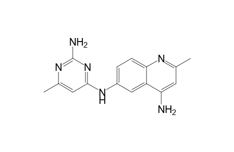 (2-amino-6-methyl-pyrimidin-4-yl)-(4-amino-2-methyl-6-quinolyl)amine