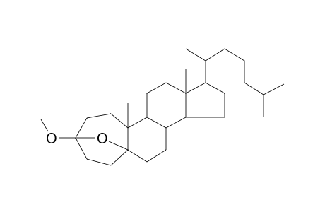 3Beta,5-epoxy-3alpha-methoxy-A-homo-5beta-cholestane