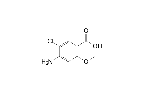 4-Amino-5-chloro-2-methoxybenzoic acid