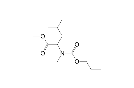 L-Leucine, N-methyl-N-(N-propyloxycarbonyl)-, methyl ester