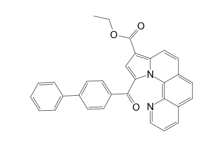 ETHYL-1-(4-PHENYLBENZOYL)-PYRROLO-[1,2-A]-[1,10]-PHENANTHROLINE-3-CARBOXYLATE