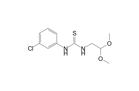 N-(3-chlorophenyl)-N'-(2,2-dimethoxyethyl)thiourea