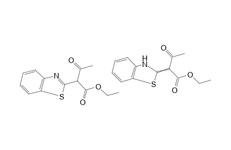 a-acetyl-2-benzothiazoleacetic acid, ethyl ester