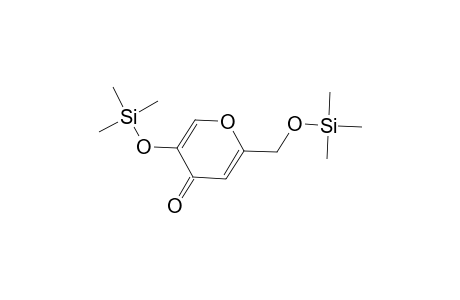 4H-Pyran-4-one, 5-[(trimethylsilyl)oxy]-2-[[(trimethylsilyl)oxy]methyl]-