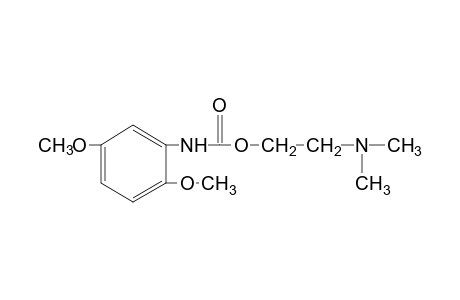 2,5-dimethoxycarbanilic acid, 2-(dimethylamino)ethyl ester