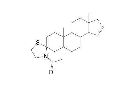 Spiro[5.alpha.-androstane-3,2'-thiazolidine], 3'-acetyl-