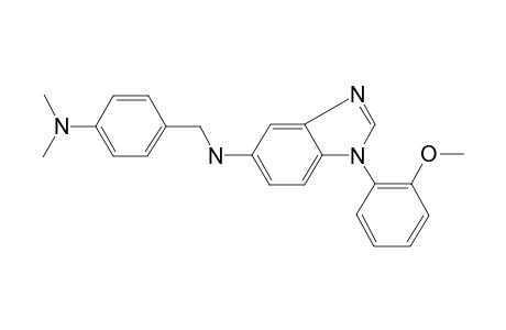 N-[(4-dimethylaminophenyl)methyl]-1-(2-methoxyphenyl)benzimidazol-5-amine