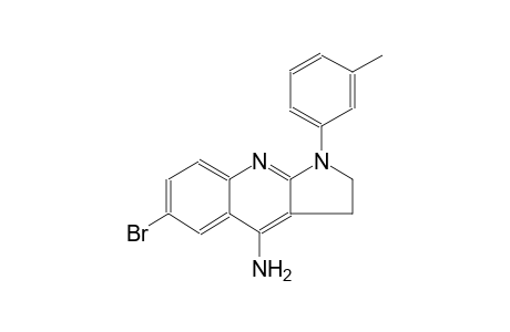 1H-pyrrolo[2,3-b]quinolin-4-amine, 6-bromo-2,3-dihydro-1-(3-methylphenyl)-