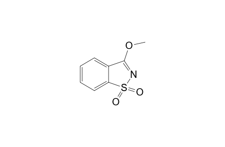 3-METHOXY-1,2-BENZISOTHIAZOLE, 1,1-DIOXIDE