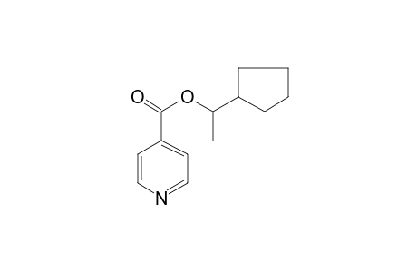 Isonicotinic acid, 1-cyclopentylethyl ester