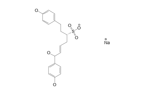 SODIUM-(E)-7-HYDROXY-1,7-BIS-(4-HYDROXYPHENYL)-HEPT-5-ENE-3-R-SULFONATE