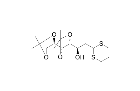 (1R)-1-[(4R,5R)-5-[(4R)-2,2-dimethyl-1,3-dioxolan-4-yl]-2,2-dimethyl-1,3-dioxolan-4-yl]-2-(1,3-dithian-2-yl)ethanol