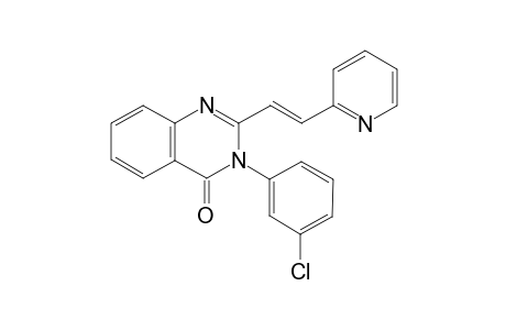 3-(3-chlorophenyl)-2-[(E)-2-(2-pyridinyl)ethenyl]-4(3H)-quinazolinone