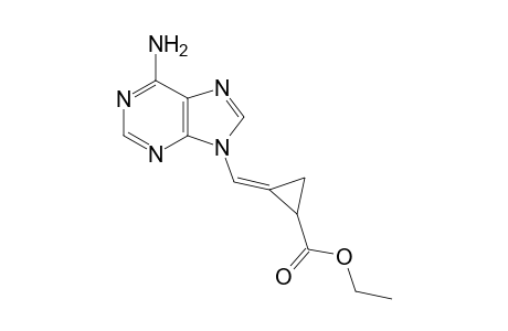 (2E)-2-(adenin-9-ylmethylene)cyclopropanecarboxylic acid ethyl ester