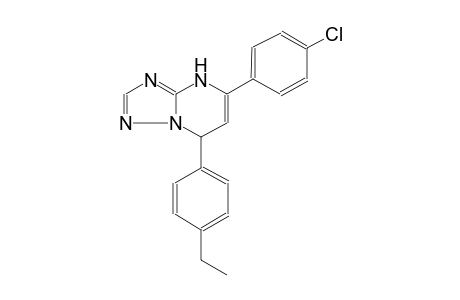 5-(4-chlorophenyl)-7-(4-ethylphenyl)-4,7-dihydro[1,2,4]triazolo[1,5-a]pyrimidine