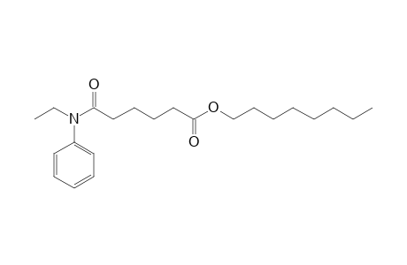 Adipic acid, monoamide, N-ethyl-N-phenyl-, octyl ester