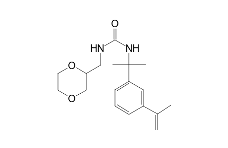 N-(1,4-dioxan-2-ylmethyl)-N'-[1-(3-isopropenylphenyl)-1-methylethyl]urea