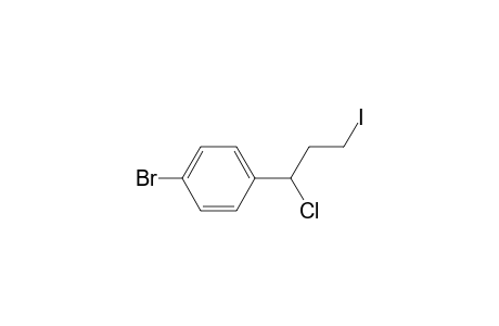 1-(4-Bromophenyl)-1-chloro-3-iodopropane