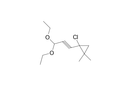 Cyclopropane, 1-chloro-1-(3,3-diethoxy-1-propynyl)-2,2-dimethyl-