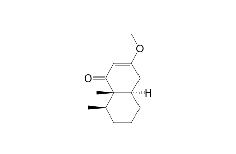 1(4H)-Naphthalenone, 4a,5,6,7,8,8a-hexahydro-3-methoxy-8,8a-dimethyl-, (4a.alpha.,8.beta.,8a.beta.)-(.+-.)-