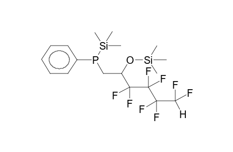 PHENYL(P-TRIMETHYLSILYL)(2-TRIMETHYLSILOXY-3,3,4,4-TETRAFLUOROBUTYL)PHOSPHINE