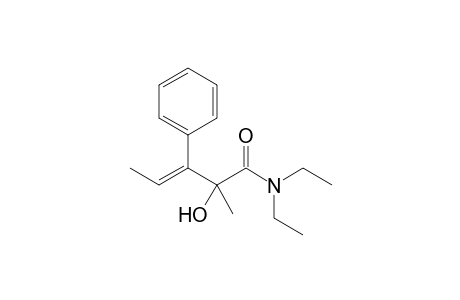 (E)-N,N-Diethyl-2-hydroxy-2-methyl-3-phenylpent-3-enamide