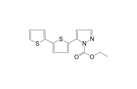 Pyrazole-1-carboxylic acid, 5-[5-(2-thienyl)-2-thienyl]-, ethyl ester