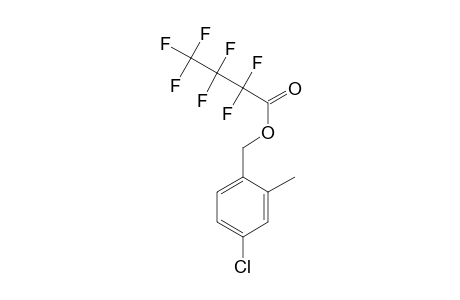 4-Chloro-2-methylbenzyl alcohol, heptafluorobutyrate