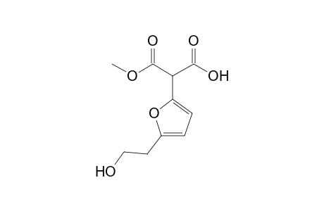 2-[5-(2-HYDROXYETHYL)-FURAN-2-YL]-3-METHOXY-3-OXOPROPANOIC-ACID