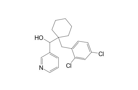 3-Pyridinemethanol, alpha-[1-[(2,4-dichlorophenyl)methyl]cyclohexyl]-