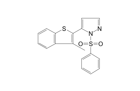 5-(3-methylbenzo[b]thien-2-yl)-1-(phenylsulfonyl)pyrazole