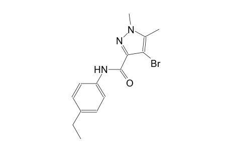 4-bromo-N-(4-ethylphenyl)-1,5-dimethyl-1H-pyrazole-3-carboxamide