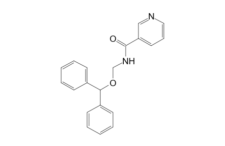 N-[(diphenylmethoxy)methyl]nicotinamide
