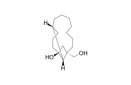 (1S*,5R*,13S*,14R*)-1-Hydroxy-13-(hydroxymethyl)tricyclo[11.1.1.0(5,14)]]pentadecane