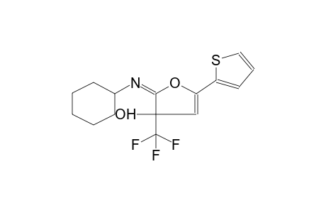 2-THIENYL-4-HYDROXY-4-TRIFLUOROMETHYL-5-CYCLOHEXYLAMINOOXOLENE-2